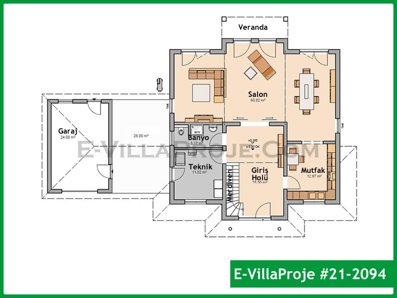 Ev Villa Proje #21 - 2094 Galeri Görseli 2