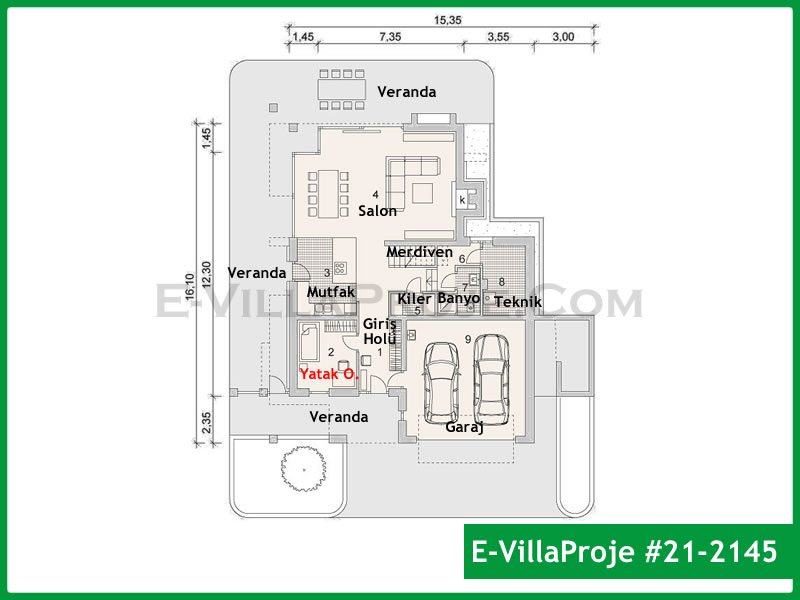 Ev Villa Proje #21 - 2145 Galeri Görseli 2