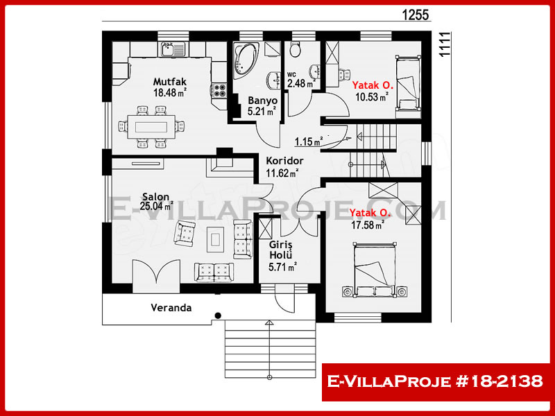 Ev Villa Proje #18 - 2138 Galeri Görseli 2