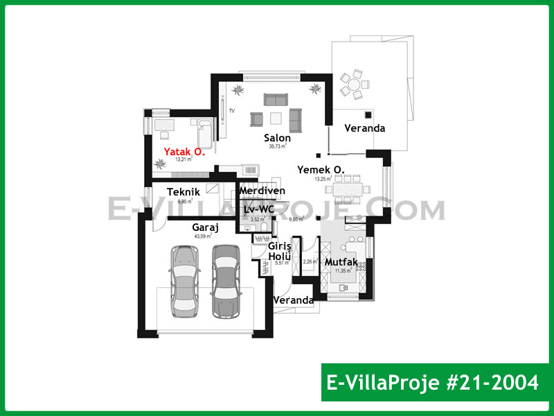 Ev Villa Proje #21 - 2014 Galeri Görseli 2