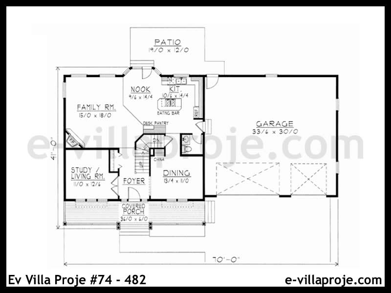 Ev Villa Proje #74 - 482 Galeri Görseli 2