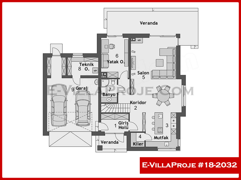 Ev Villa Proje #18 - 2032 Galeri Görseli 2