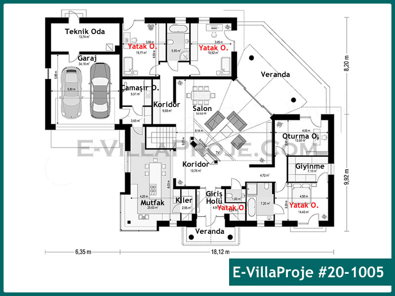 Ev Villa Proje #20 - 1005 Galeri Görseli 2