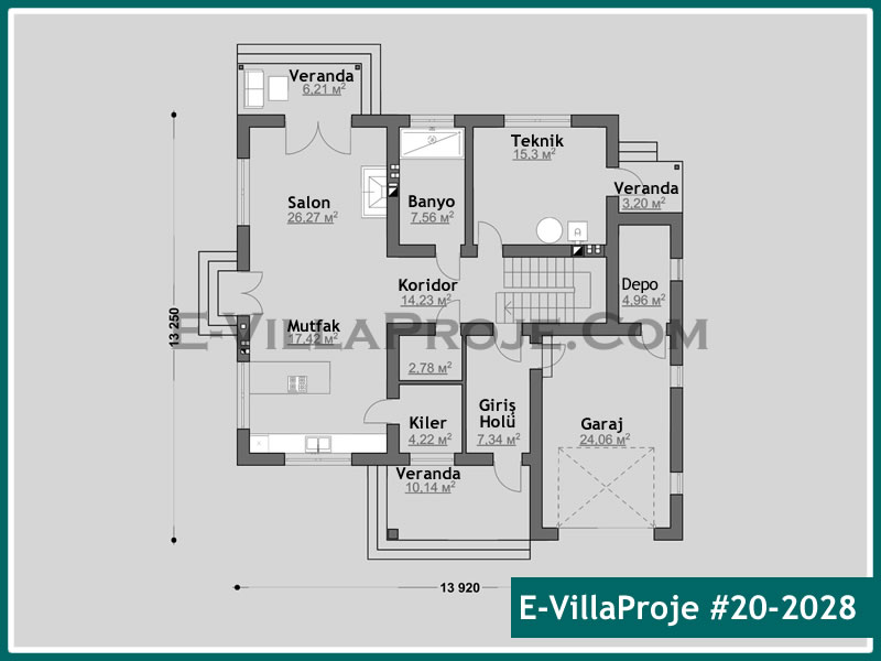 Ev Villa Proje #20 - 2028 Galeri Görseli 2