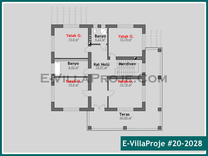 Ev Villa Proje #20 - 2028 Galeri Görseli 3