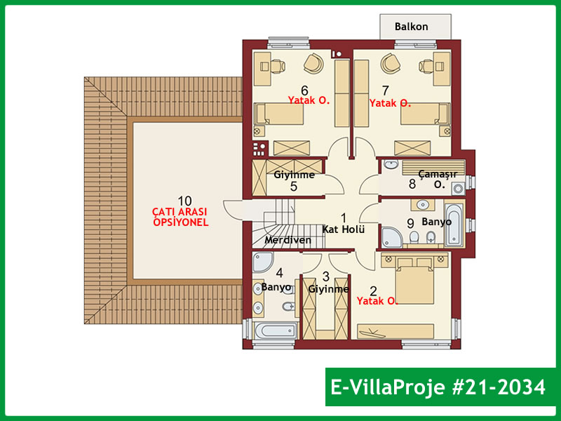 Ev Villa Proje #21 - 2034 Galeri Görseli 3