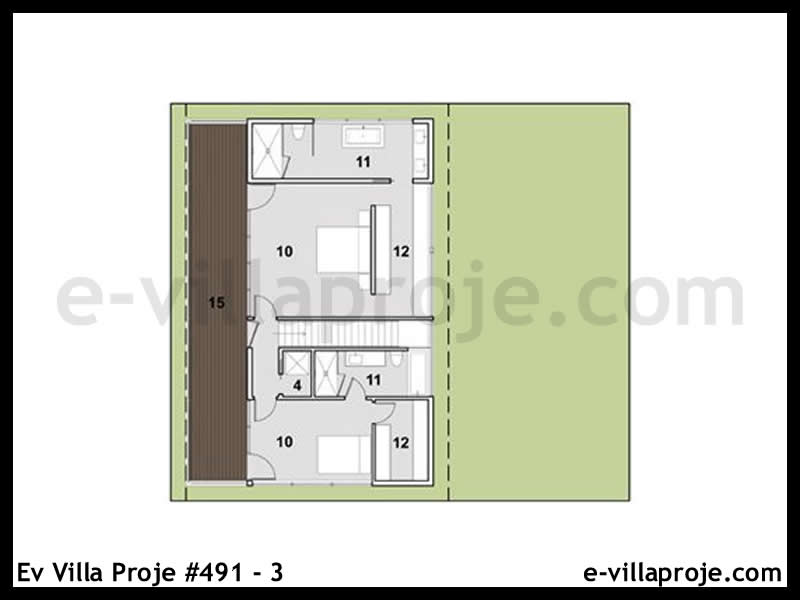 Ev Villa Proje #491 - 3 Galeri Görseli 3