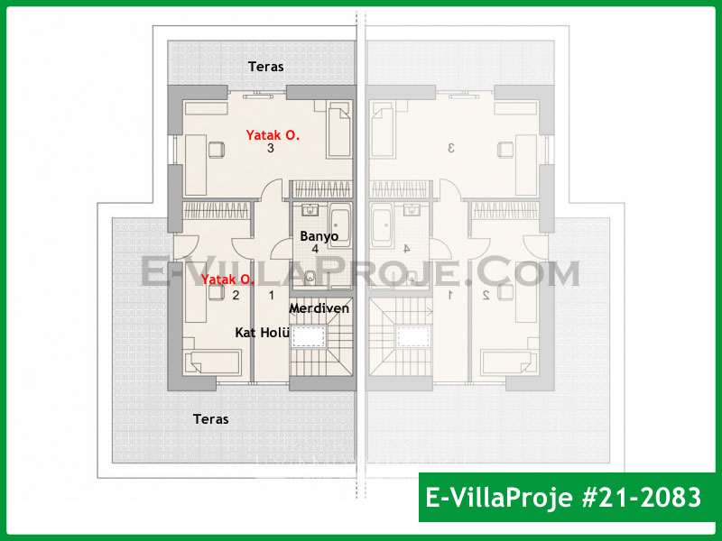Ev Villa Proje #21 - 2083 Galeri Görseli 3