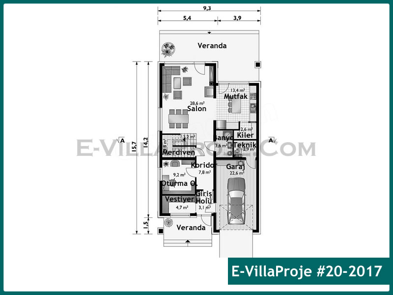 Ev Villa Proje #20 - 2017 Galeri Görseli 2