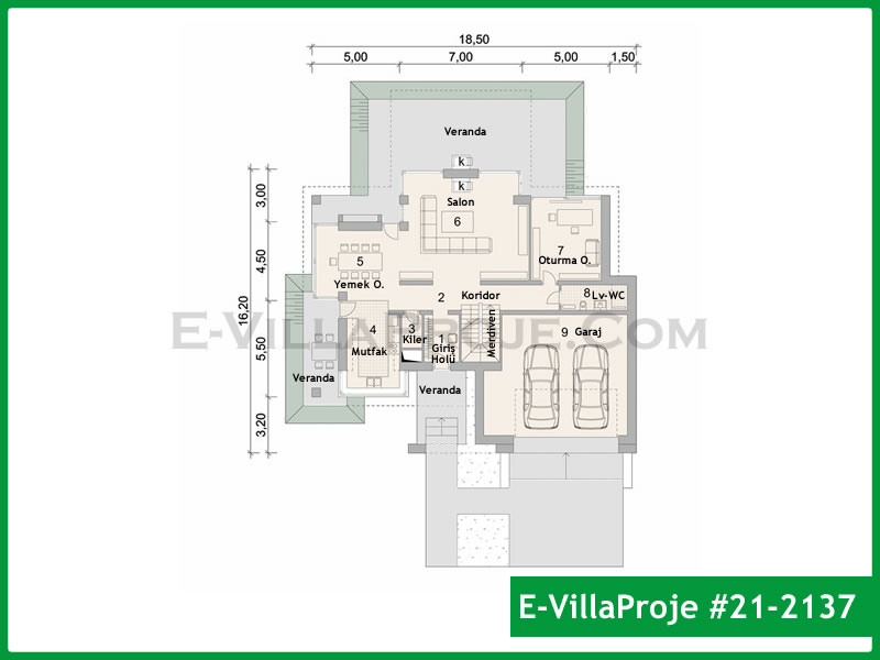 Ev Villa Proje #21 - 2137 Galeri Görseli 2