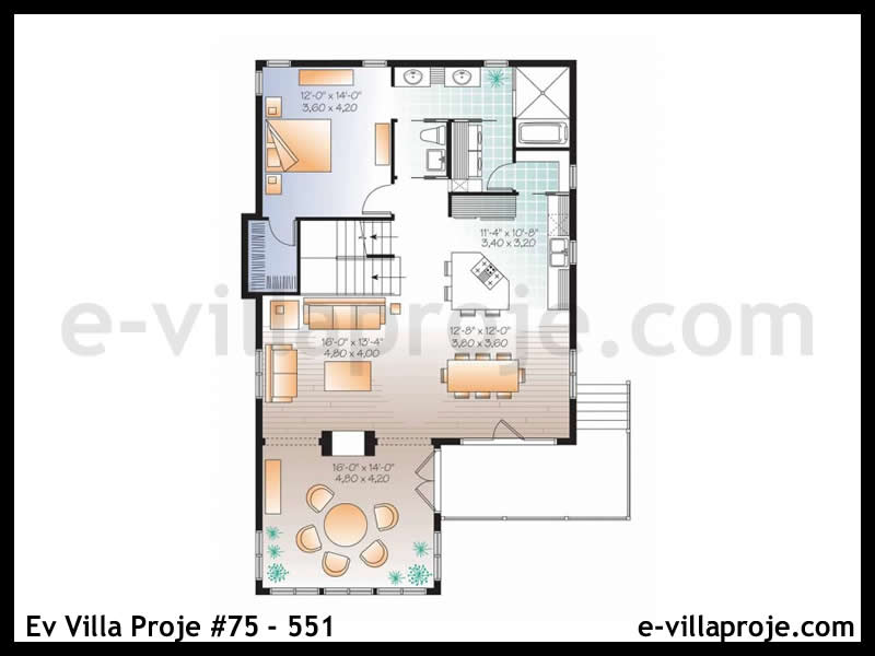 Ev Villa Proje #75 - 551 Galeri Görseli 2