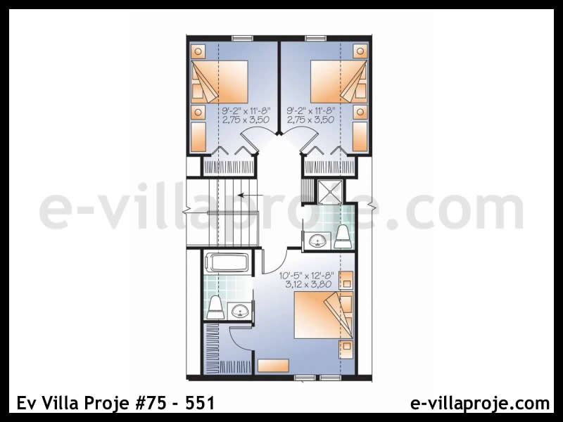 Ev Villa Proje #75 - 551 Galeri Görseli 3