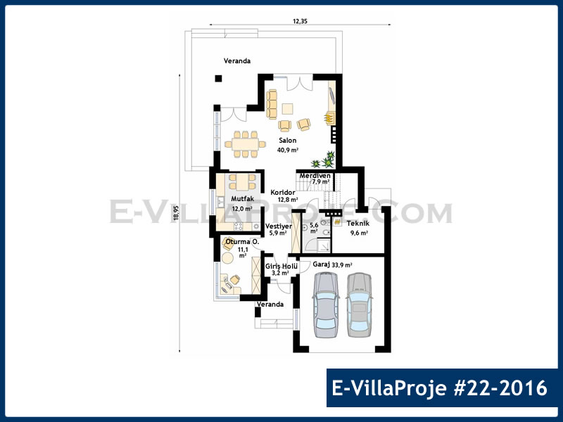 Ev Villa Proje #22 - 2016 Galeri Görseli 2