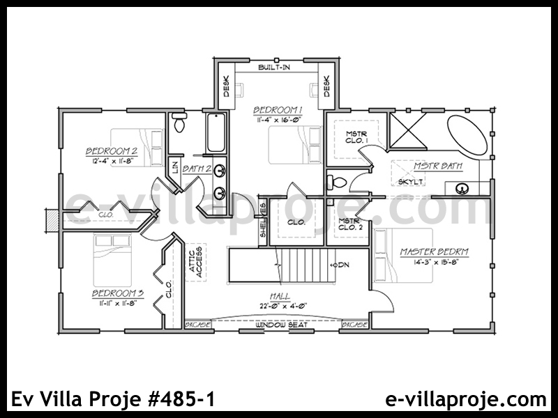 Ev Villa Proje #485 - 1 Galeri Görseli 3