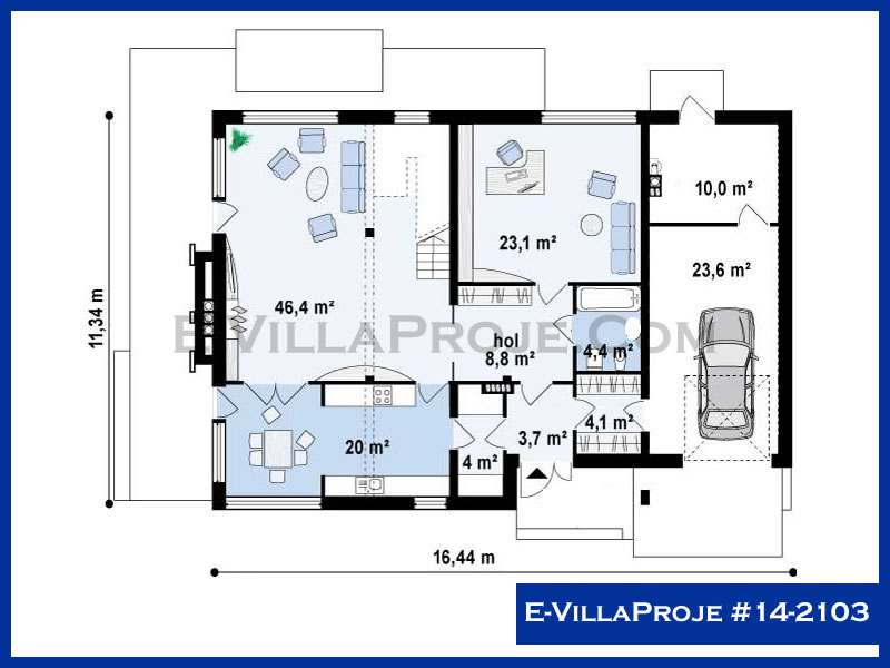 Ev Villa Proje #14 - 2103 Galeri Görseli 2