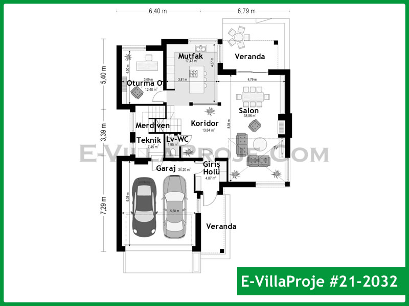 Ev Villa Proje #21 - 2032 Galeri Görseli 2