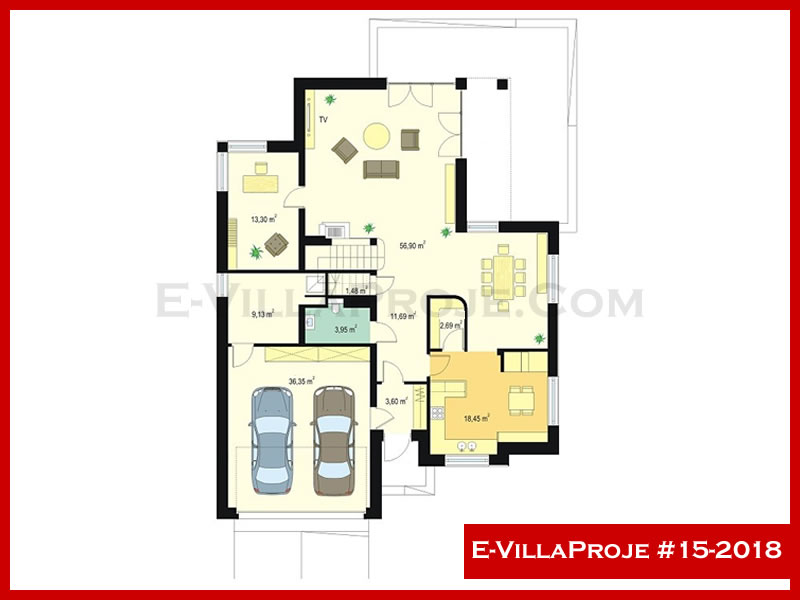 Ev Villa Proje #15 - 2018 Galeri Görseli 2