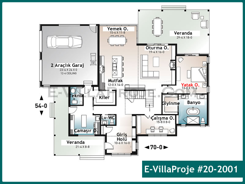 Ev Villa Proje #20 - 2001 Galeri Görseli 2