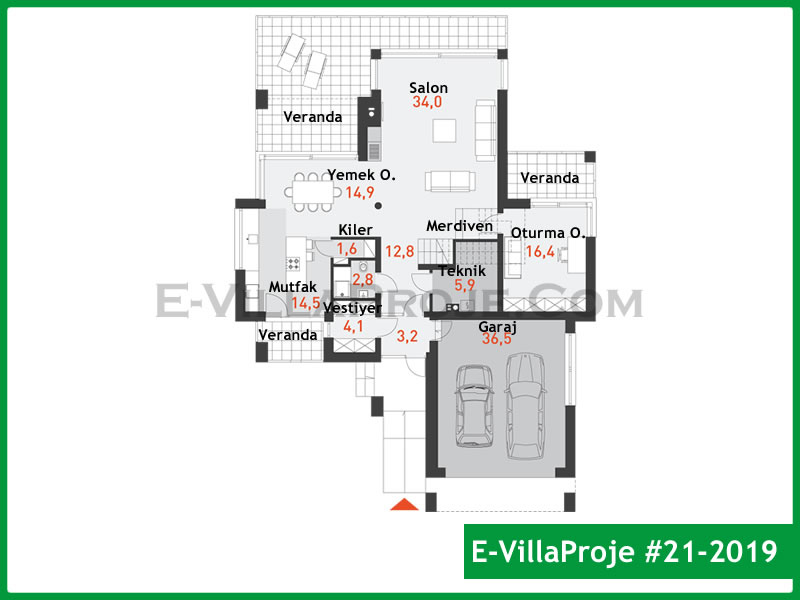 Ev Villa Proje #21 - 2019 Galeri Görseli 2