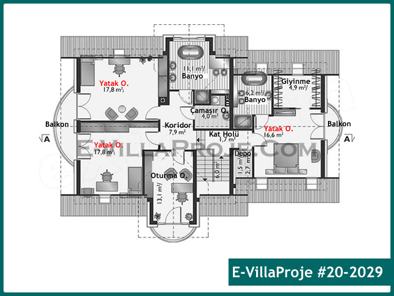 Ev Villa Proje #20 - 2029 Galeri Görseli 3
