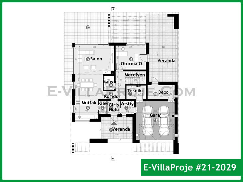Ev Villa Proje #21 - 2029 Galeri Görseli 2