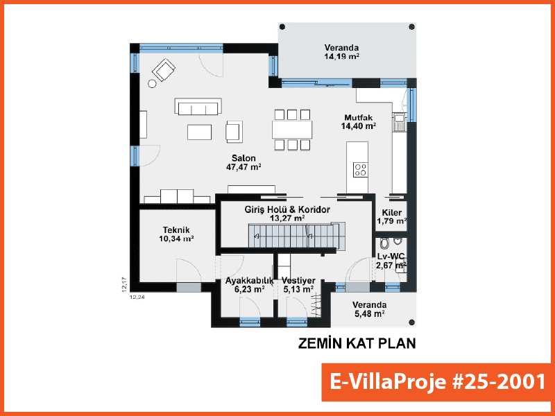 Ev Villa Proje #25 - 2001 Galeri Görseli 2