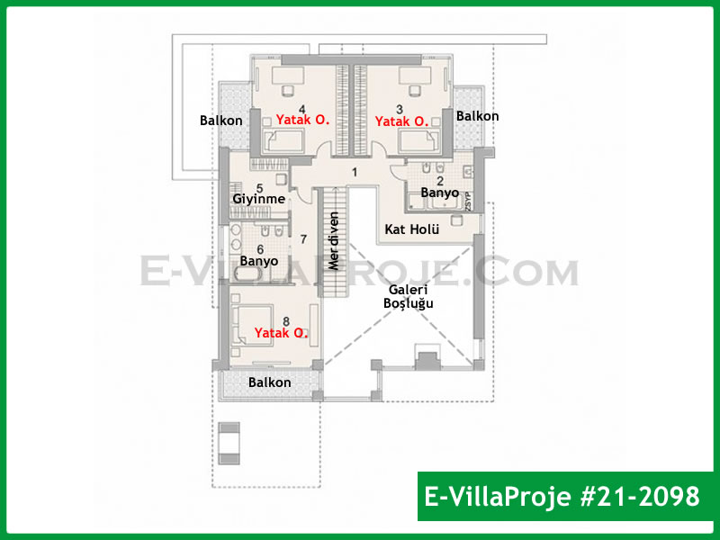 Ev Villa Proje #21 - 2098 Galeri Görseli 3