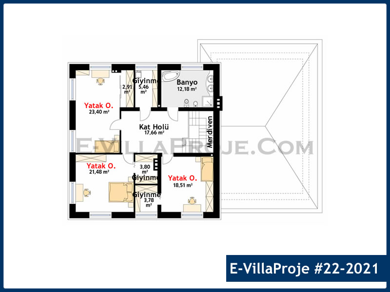 Ev Villa Proje #22 - 2021 Galeri Görseli 3