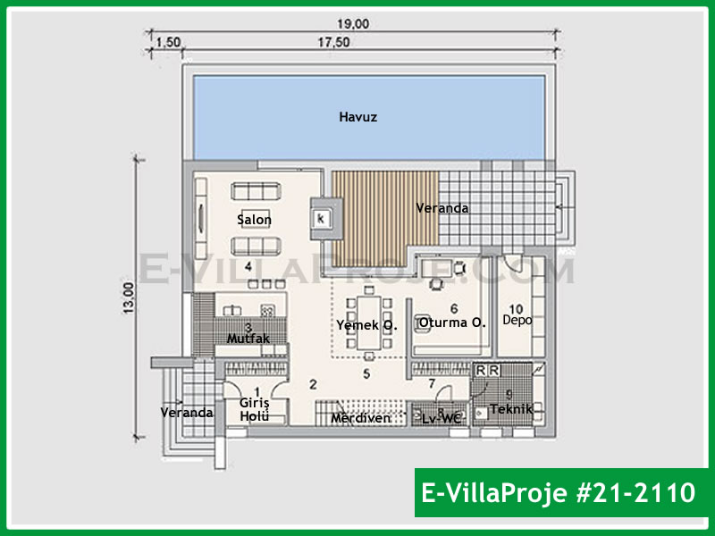 Ev Villa Proje #21 - 2110 Galeri Görseli 2