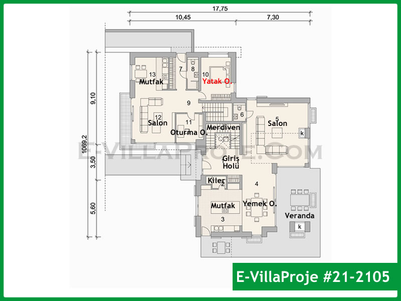 Ev Villa Proje #21 - 2105 Galeri Görseli 2
