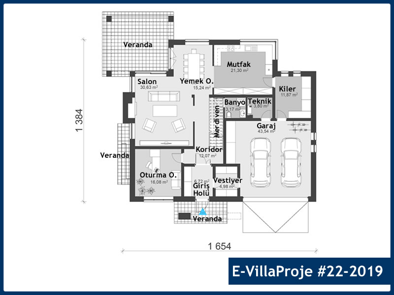 Ev Villa Proje #22 - 2019 Galeri Görseli 2