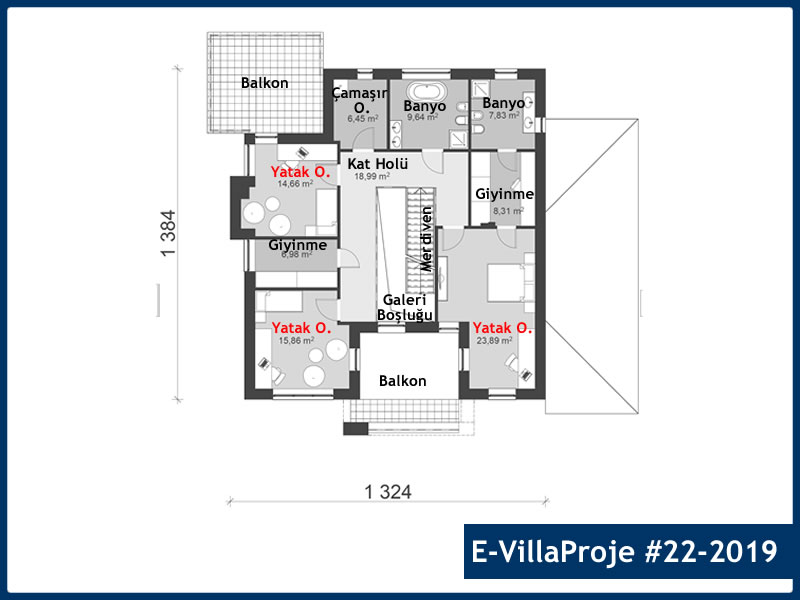 Ev Villa Proje #22 - 2019 Galeri Görseli 3