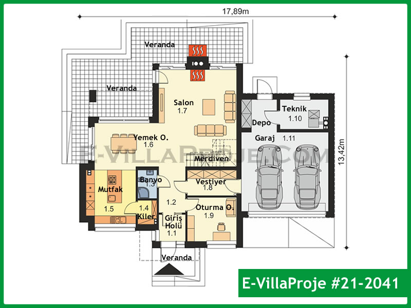 Ev Villa Proje #21 - 2041 Galeri Görseli 2