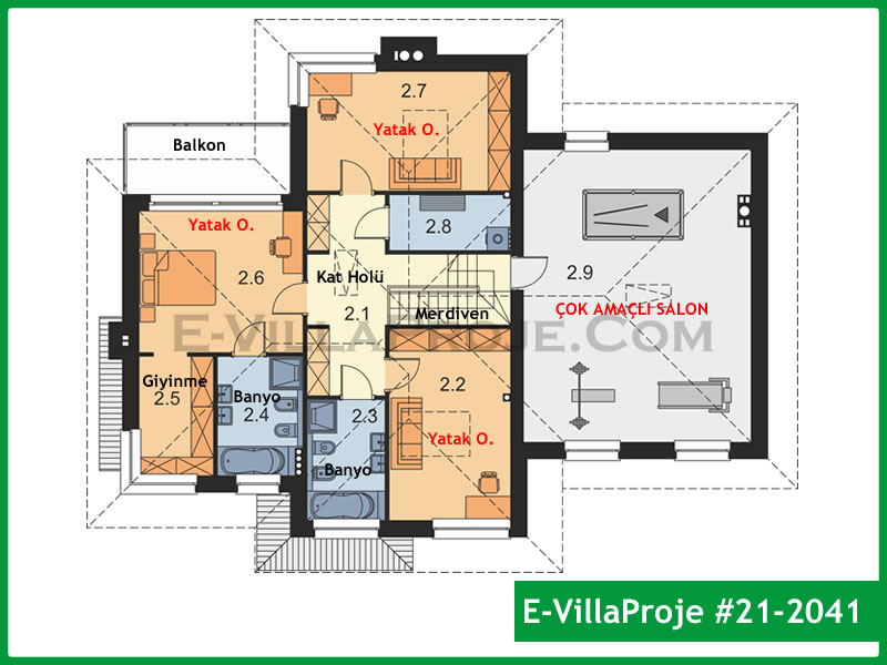 Ev Villa Proje #21 - 2041 Galeri Görseli 3