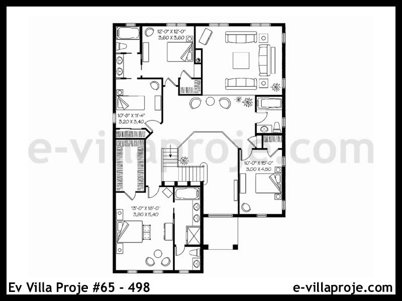Ev Villa Proje #65 - 498 Galeri Görseli 3