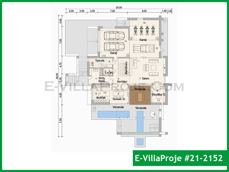 Ev Villa Proje #21 - 2152 Galeri Görseli 2