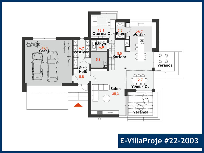 Ev Villa Proje #22 - 2003 Galeri Görseli 2