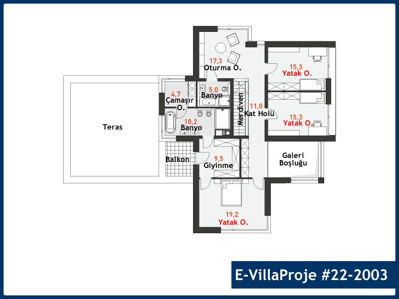 Ev Villa Proje #22 - 2003 Galeri Görseli 3