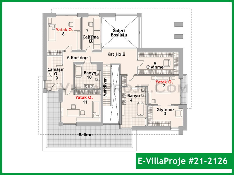 Ev Villa Proje #21 - 2126 Galeri Görseli 3