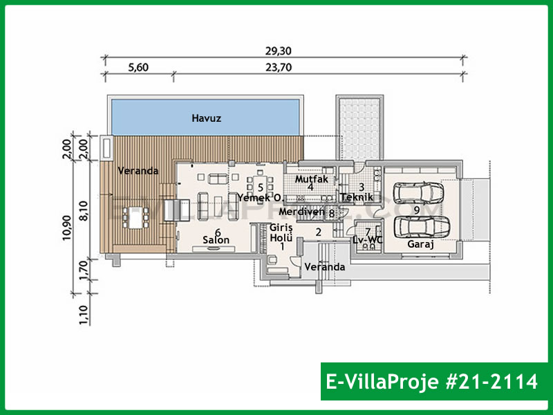 Ev Villa Proje #21 - 2114 Galeri Görseli 2