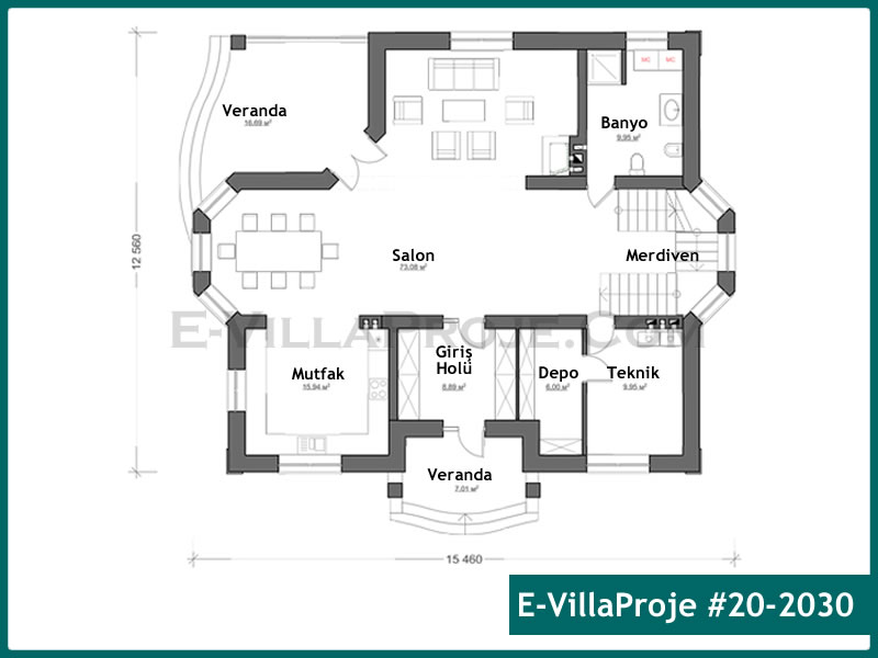 Ev Villa Proje #20 - 2030 Galeri Görseli 2
