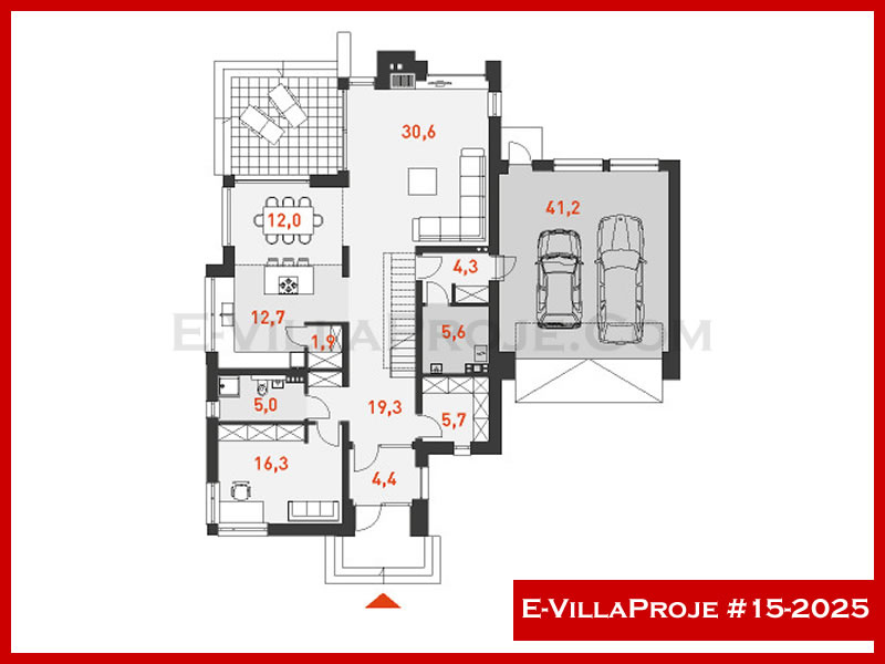 Ev Villa Proje #15 - 2025 Galeri Görseli 2