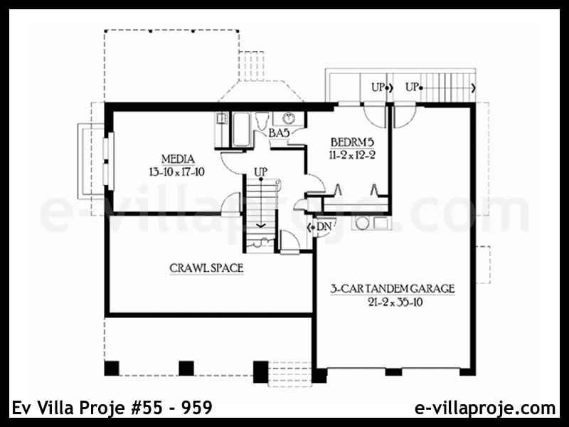 Ev Villa Proje #55 - 959 Galeri Görseli 4