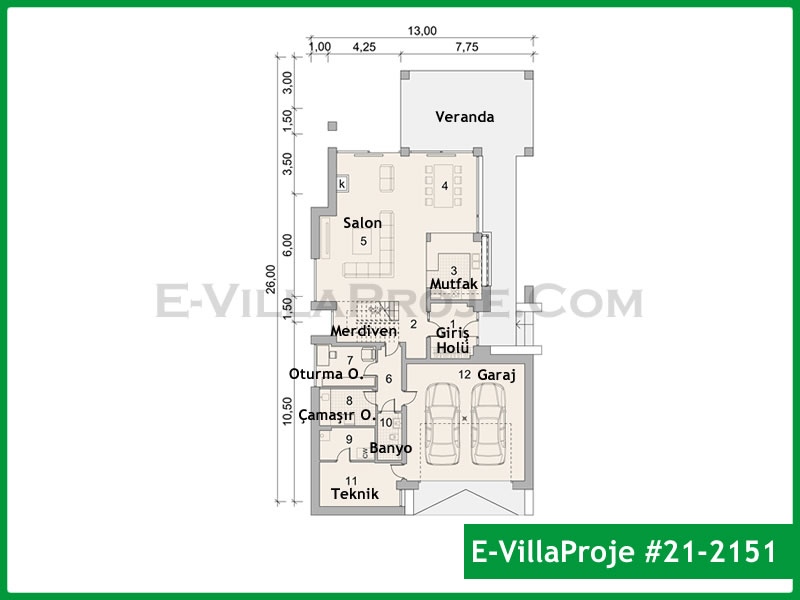 Ev Villa Proje #21 - 2151 Galeri Görseli 2