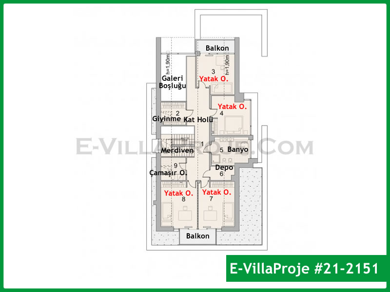 Ev Villa Proje #21 - 2151 Galeri Görseli 3