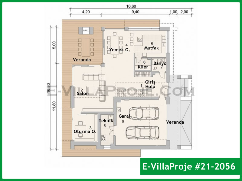 Ev Villa Proje #21 - 2056 Galeri Görseli 2
