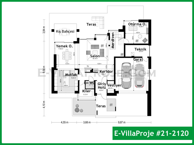 Ev Villa Proje #21 - 2120 Galeri Görseli 2