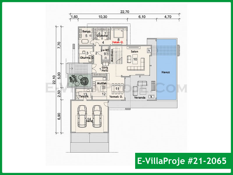 Ev Villa Proje #21 - 2065 Galeri Görseli 2