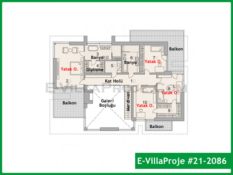Ev Villa Proje #21 - 2086 Galeri Görseli 3