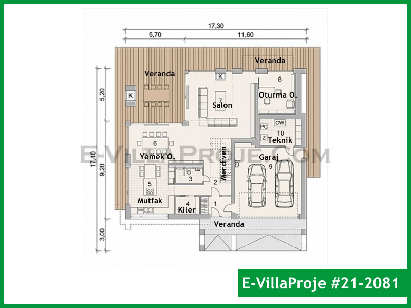 Ev Villa Proje #21 - 2081 Galeri Görseli 2